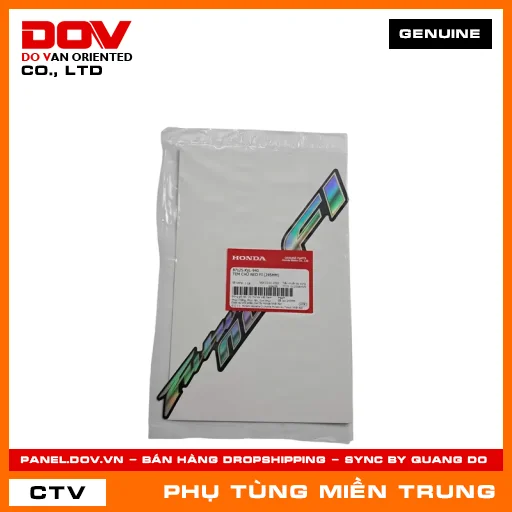 TEM CHỮ NEO FI (245MM) HONDA CHÍNH HÃNG (MÃ: 87125KVL940) — 87125KVL940