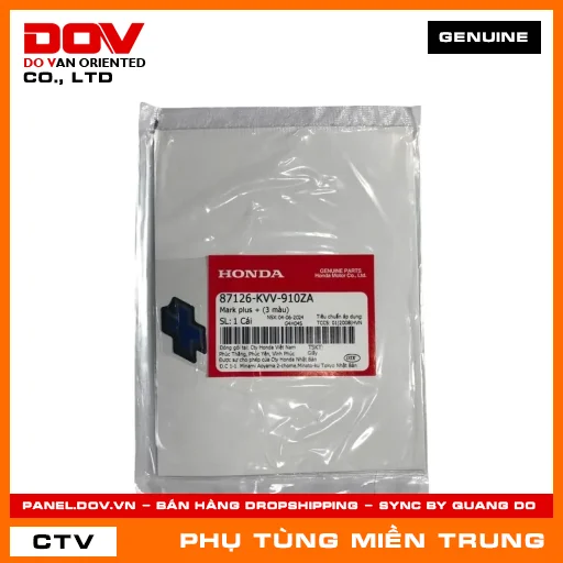 MARK PLUS + (3 MÀU) HONDA CHÍNH HÃNG (MÃ: 87126KVV910ZA) — 87126KVV910ZA