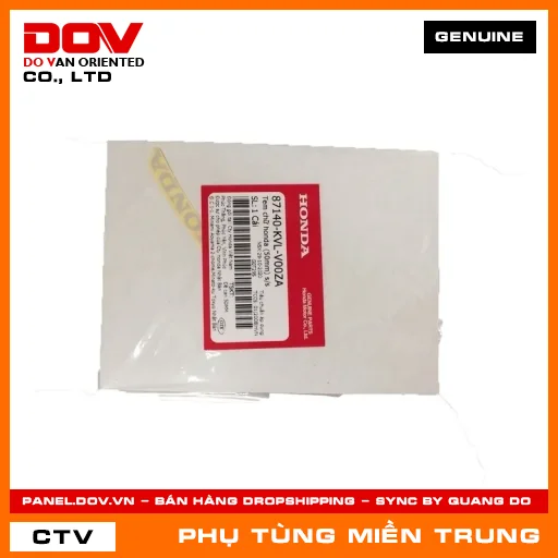 TEM CHỮ HONDA (50MM) S/S HONDA CHÍNH HÃNG (MÃ: 87140KVLV00ZA) — 87140KVLV00ZA