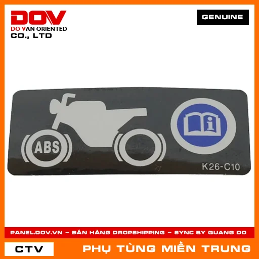 TEM CẢNH BÁO ABS HONDA CHÍNH HÃNG (MÃ: 87514K26C10) — 87514K26C10