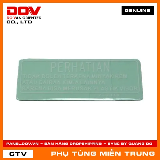 (G1) TEM HƯỚNG DẪN MẶT ĐỒNG HỒ TỐC ĐỘ HONDA CHÍNH HÃNG (MÃ: 87522KCJ660) — 87522KCJ660