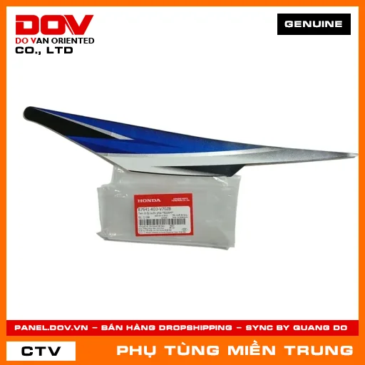TEM B ỐP SƯỜN PHẢI *B206M* HONDA CHÍNH HÃNG (MÃ: 87641K03V70ZB) — 87641K03V70ZB
