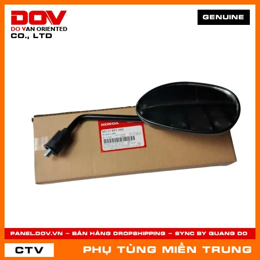 BỘ GƯƠNG PHẢI HONDA CHÍNH HÃNG (MÃ: 88110KFV660) — 88110KFV660