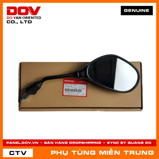 BỘ GƯƠNG PHẢI HONDA CHÍNH HÃNG (MÃ: 88110KZLE00) — 88110KZLE00