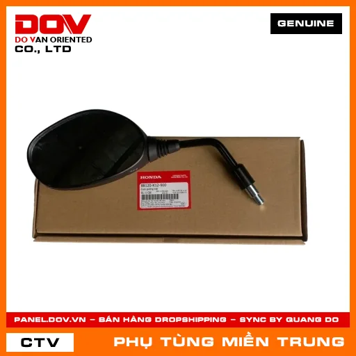 CỤM GƯƠNG TRÁI HONDA CHÍNH HÃNG (MÃ: 88120K12900) — 88120K12900