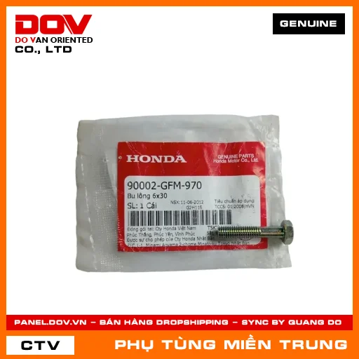 BU LÔNG 6X30 HONDA CHÍNH HÃNG (MÃ: 90002GFM970) — 90002GFM970