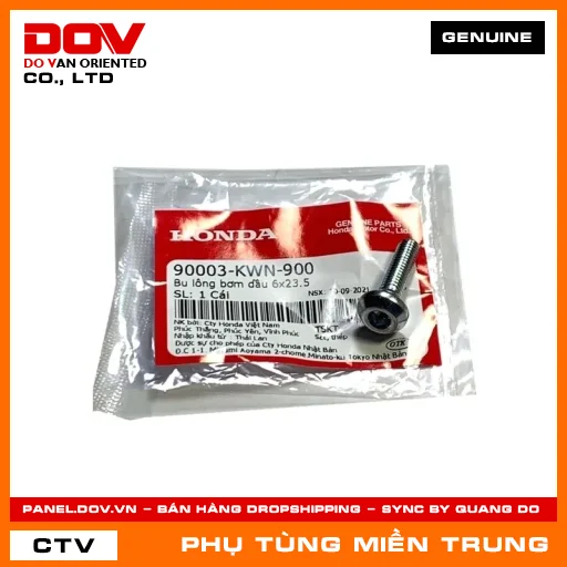 BU LÔNG BƠM DẦU 6X23.5 HONDA CHÍNH HÃNG (MÃ: 90003KWN900) — 90003KWN900