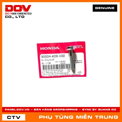 BU LÔNG 6X28 HONDA CHÍNH HÃNG (MÃ: 90004K0RV00) — 90004K0RV00