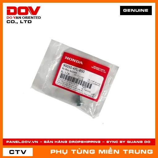 BU LÔNG 6X22MM HONDA CHÍNH HÃNG (MÃ: 90050KFL850) — 90050KFL850