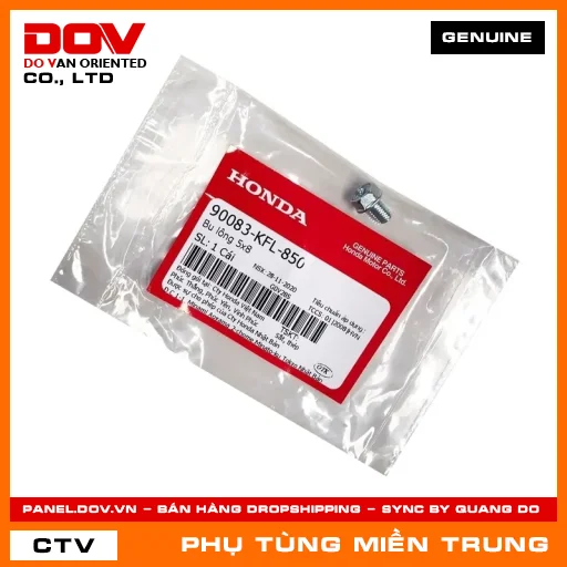 BU LÔNG 5X8 HONDA CHÍNH HÃNG (MÃ: 90083KFL850) — 90083KFL850