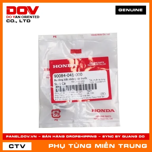 BU LÔNG BẮT NHÔNG TẢI TRƯỚC HONDA CHÍNH HÃNG (MÃ: 90084041000) — 90084041000