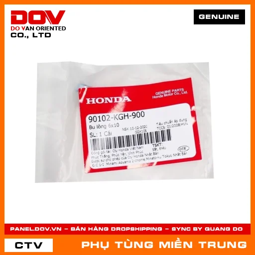 BU LÔNG 6X10 HONDA CHÍNH HÃNG (MÃ: 90102KGH900) — 90102KGH900