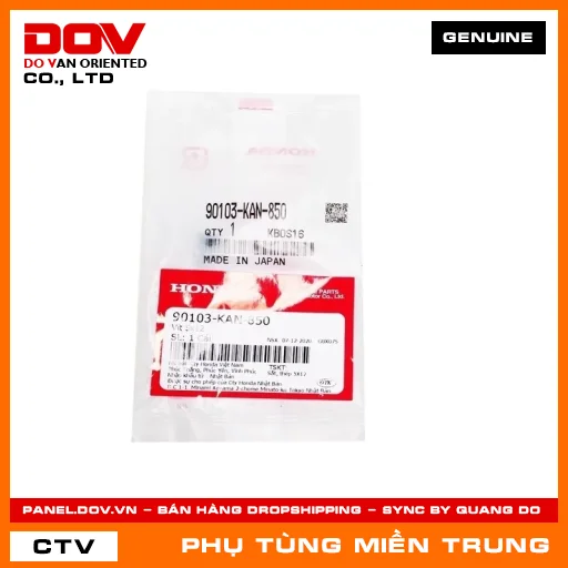 VÍT 5X12 HONDA CHÍNH HÃNG (MÃ: 90103KAN850) — 90103KAN850