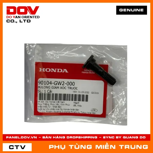 BULONG GIAM XOC TRUOC HONDA CHÍNH HÃNG (MÃ: 90104GW2000) — 90104GW2000
