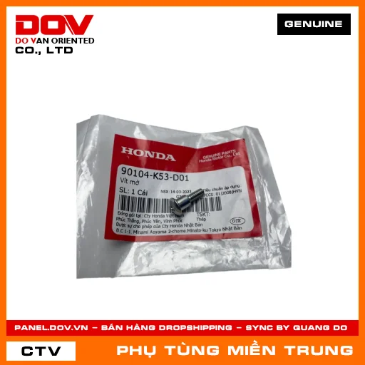 VÍT MỞ HONDA CHÍNH HÃNG (MÃ: 90104K53D01) — 90104K53D01