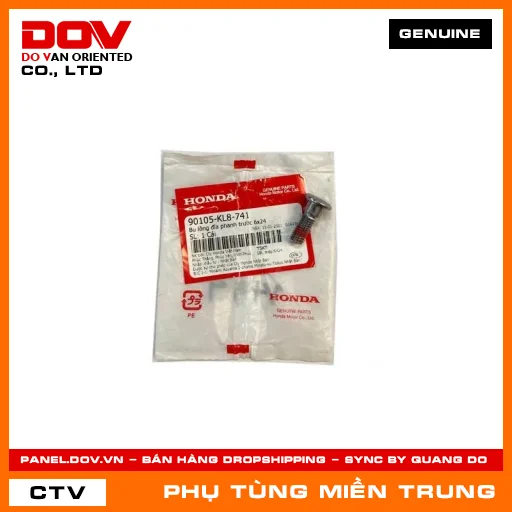 BU LÔNG ĐĨA PHANH TRƯỚC 8X24 HONDA CHÍNH HÃNG (MÃ: 90105KL8741) — 90105KL8741