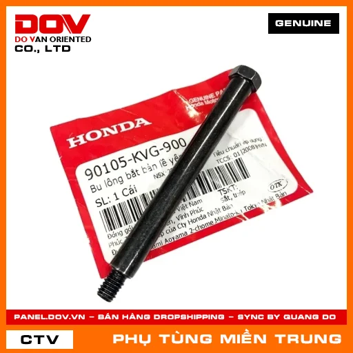 BU LÔNG BẮT BẢN LỀ YÊN HONDA CHÍNH HÃNG (MÃ: 90105KVG900) — 90105KVG900