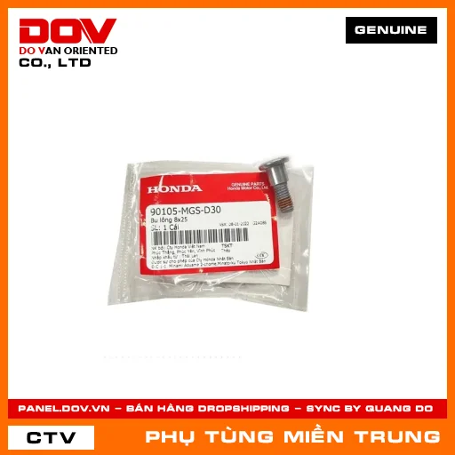 BU LÔNG 8X25 HONDA CHÍNH HÃNG (MÃ: 90105MGSD30) — 90105MGSD30