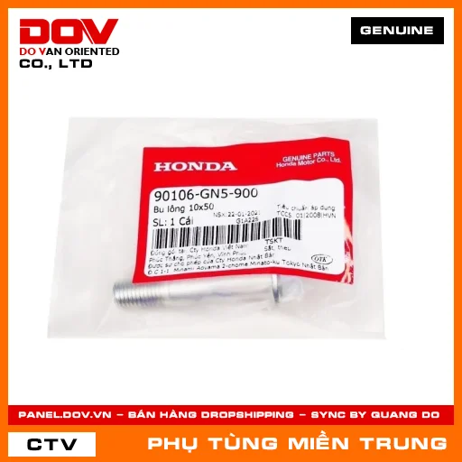 BU LÔNG 10X50 HONDA CHÍNH HÃNG (MÃ: 90106GN5900) — 90106GN5900