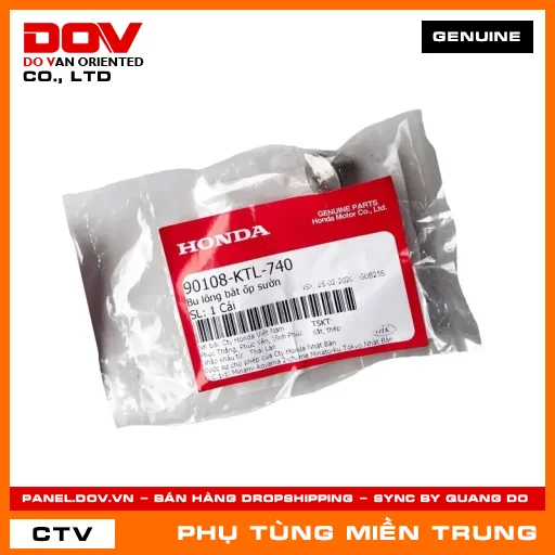 BU LÔNG BẮT ỐP SƯỜN HONDA CHÍNH HÃNG (MÃ: 90108KTL740) — 90108KTL740