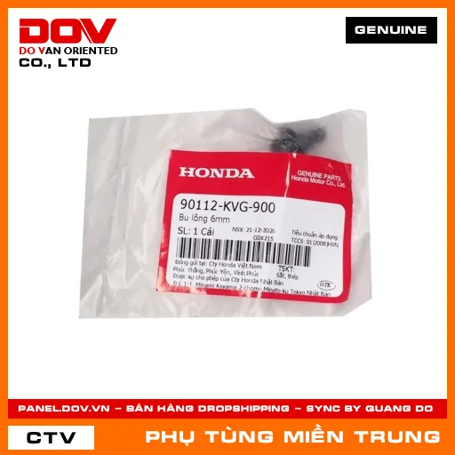 BU LÔNG 6MM HONDA CHÍNH HÃNG (MÃ: 90112KVG900) — 90112KVG900
