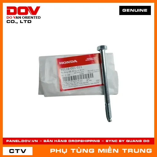 BU LÔNG BẮT ĐỘNG CƠ 8MM HONDA CHÍNH HÃNG (MÃ: 90116001011) — 90116001011