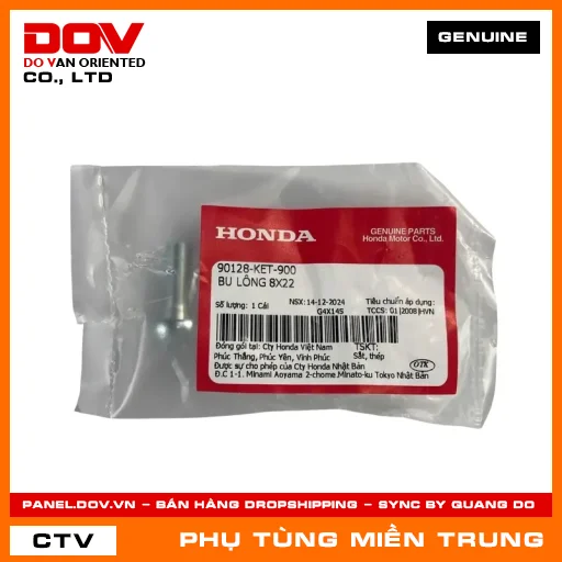 BU LÔNG 8X22 HONDA CHÍNH HÃNG (MÃ: 90128KET900) — 90128KET900