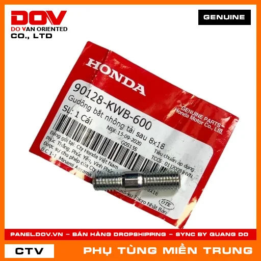 GUDÔNG BẮT NHÔNG TẢI SAU 8X18 HONDA CHÍNH HÃNG (MÃ: 90128KWB600) — 90128KWB600