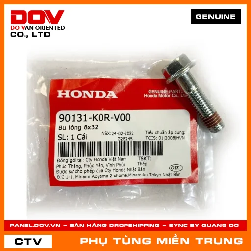 BU LÔNG 8X32 HONDA CHÍNH HÃNG (MÃ: 90131K0RV00) — 90131K0RV00