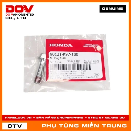 BU LÔNG 8X28 HONDA CHÍNH HÃNG (MÃ: 90131K97T00) — 90131K97T00