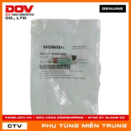 BU LÔNG 8X25 HONDA CHÍNH HÃNG (MÃ: 90131KGH900) — 90131KGH900