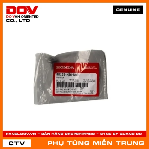 VÍT 6X14 HONDA CHÍNH HÃNG (MÃ: 90133K56N00) — 90133K56N00