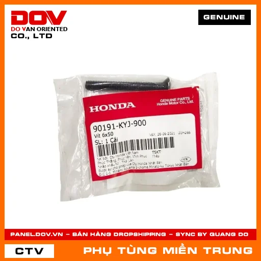 VÍT 6X50 HONDA CHÍNH HÃNG (MÃ: 90191KYJ900) — 90191KYJ900
