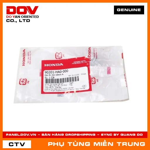 ĐAI ỐC MŨ 10MM A HONDA CHÍNH HÃNG (MÃ: 90201HA0000) — 90201HA0000
