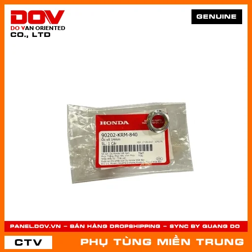 ĐAI ỐC 14MM HONDA CHÍNH HÃNG (MÃ: 90202KRM840) — 90202KRM840