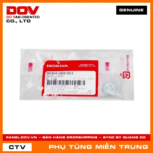 ĐAI ỐC U 10MM HONDA CHÍNH HÃNG (MÃ: 90304GE8003) — 90304GE8003