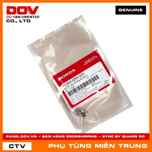 ĐAI ỐC MŨ CỔ ỐNG XẢ 6MM HONDA CHÍNH HÃNG (MÃ: 90304GFM970) — 90304GFM970