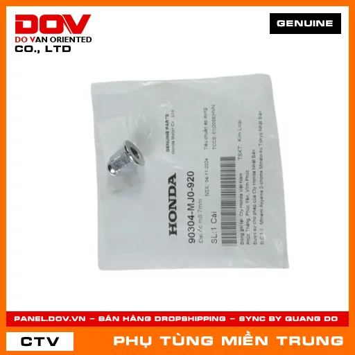 ĐAI ỐC MŨ 7MM HONDA CHÍNH HÃNG (MÃ: 90304MJ0920) — 90304MJ0920