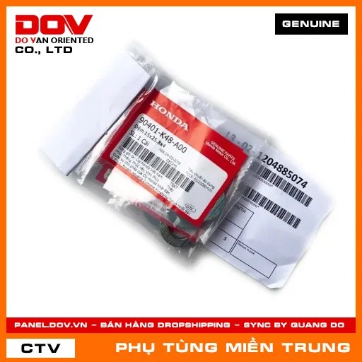 ĐỆM 15X25.8X4 HONDA CHÍNH HÃNG (MÃ: 90401K48A00) — 90401K48A00