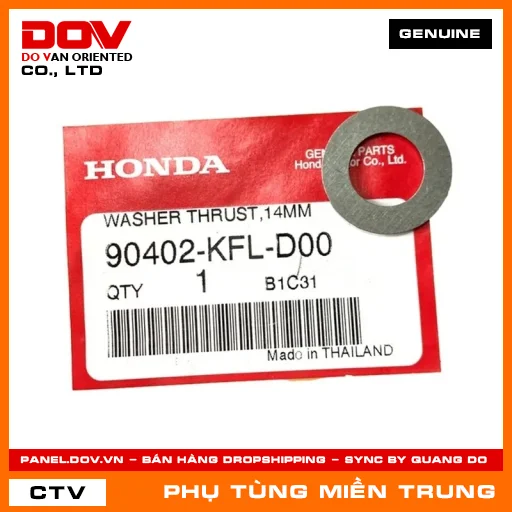 ĐỆM THEN HOA CHẶN 14MM HONDA CHÍNH HÃNG (MÃ: 90402KFLD00) — 90402KFLD00