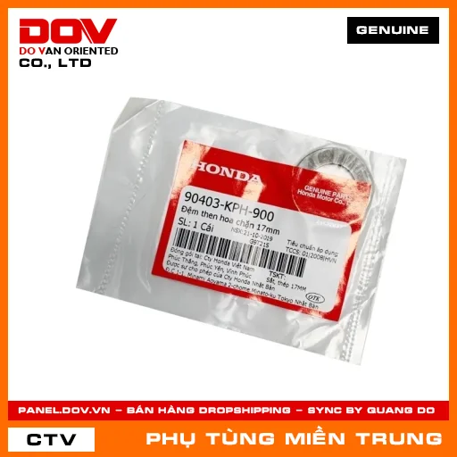 ĐỆM THEN HOA CHẶN 17MM HONDA CHÍNH HÃNG (MÃ: 90403KPH900) — 90403KPH900