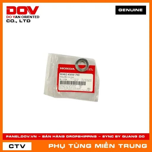 VÒNG ĐỆM 14.1MM HONDA CHÍNH HÃNG (MÃ: 90462KWW740) — 90462KWW740