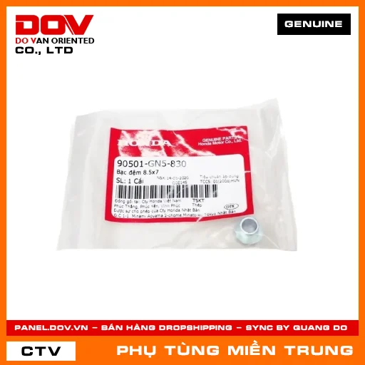 BẠC ĐỆM 8.5X7 HONDA CHÍNH HÃNG (MÃ: 90501GN5830) — 90501GN5830