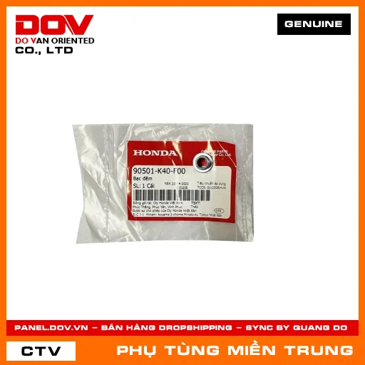 BẠC ĐỆM HONDA CHÍNH HÃNG (MÃ: 90501K40F00) — 90501K40F00