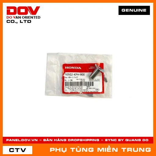 BẠC ĐỆM 6.2X20 HONDA CHÍNH HÃNG (MÃ: 90502KPH900) — 90502KPH900