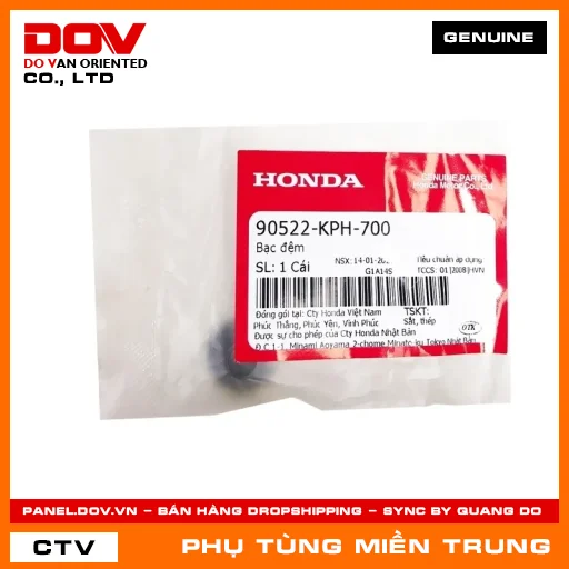 BẠC ĐỆM HONDA CHÍNH HÃNG (MÃ: 90522KPH700) — 90522KPH700