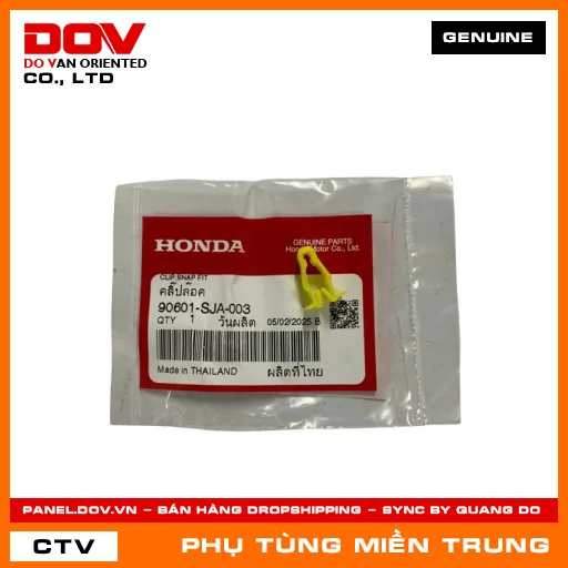 KẸP NẮP SAU TAY LÁI HONDA CHÍNH HÃNG (MÃ: 90601SJA003) — 90601SJA003