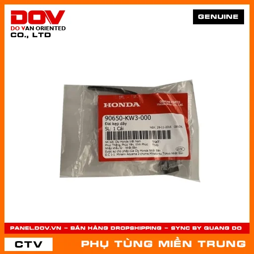 ĐAI KẸP DÂY HONDA CHÍNH HÃNG (MÃ: 90650KW3000) — 90650KW3000