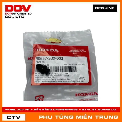 CHỐT CÀI HONDA CHÍNH HÃNG (MÃ: 90657SB0003) — 90657SB0003