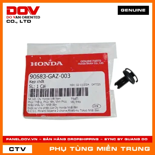 KẸP CHỐT HONDA CHÍNH HÃNG (MÃ: 90683GAZ003) — 90683GAZ003